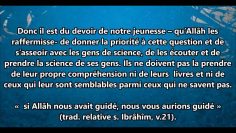 Ne parle pas sans science – Sheikh Al-Fawzan