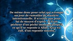 Ne pas avoir jeûné exprès un jour de Ramadan, que faire? – Sheikh Al Albani