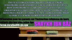 Orientation pour les parents sur linstruction religieuse de leurs enfants