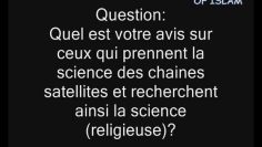 Prendre la science des chaînes satellites -Cheikh Sâlih al Fawzan-