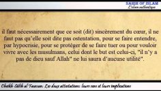 [Khoutbah] Les deux attestations, leurs sens et leurs implications – Cheikh Sâlih ibn Fawzan