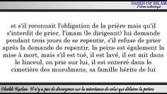 Pas de divergence sur la mécréance de celui qui délaisse la prière -Cheikh Muhammad Saîd Raslan-