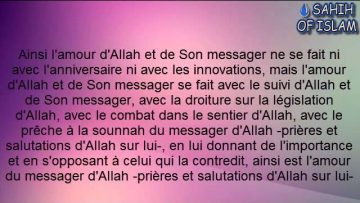 Lanniversaire du prophète -Cheikh AbdelAziz ibn AbdAllah ibn Bâz-