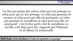 Erreur des femmes n°4/25: Croire à la superstition et aux présages -Cheikh Raslan-