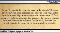 A propos de la zakat al Fitr -Cheikh ibn Othaymine-