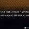 Que veut dire le terme ” saafiqah ” – Cheikh Muhammad Bin Hadi Al-Madkhali
