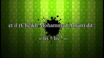 Récit de la fin de vie de Sheikh Mouhammad Amman Al-Jami