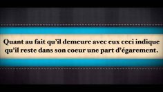 Repentis de l’idéologie des khawarij mais il continue de les fréquenter ?