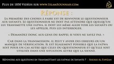 Répondre aux questions en transmettant les fatwas de Savants ?  – Sheikh Al-Fawzan