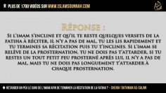 Retarder le suivi de limam afin de terminer la récitation de la Fatiha – Sheikh Outhman As-Salimi