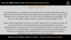 Réuinir les prières quand il pleut – Sheikh AbdAllah AlAdani