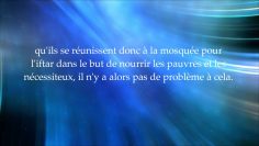 Se rassembler pour rompre le jeûne – Sheikh Al Fawzan