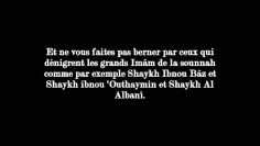 Sheikh Bazmoul aux Mashaykh de limproviste!