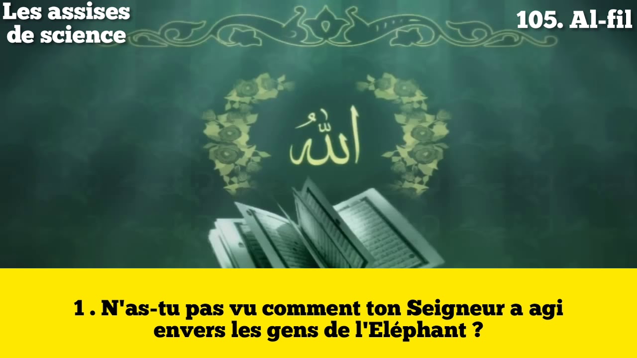 SOURATE 105. AL-FIL / SHEYKH MAHER AL MUHAQLY