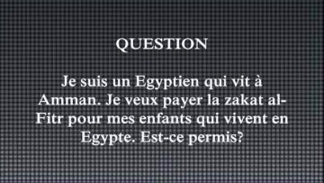 Zakât-ul-Fitr pour les enfants qui vivent dans un autre pays – Sheikh Ibn Baz