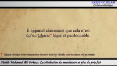 La rétribution du mandataire en plus du prix fixé – Cheikh Mohamed Ali Ferkous