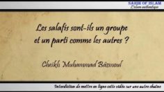 Les salafis sont-ils un groupe et un parti comme les autres ? – Cheikh Muhammad Bâzmoul