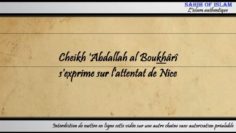 Cheikh Abdallah al Boukhârî sexprime sur lattentat de Nice