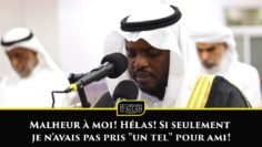 ﴾Malheur à moi! Hélas! Si seulement je navais pas pris « un tel » pour ami!﴿ Surat Al Furqan (21-31)