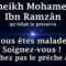 Cheikh Mohamed Ibn Ramzân – Vous êtes malades, soignez vous ! Ne gâchez pas le prêche à Allah