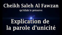 Cheikh Saleh Al Fawzan – Explication de la parole dunicité