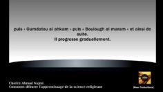 Cheikh Ahmad Najmi – Comment débuter l’apprentissage de la science religieuse