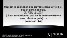 Cheikh Saleh Al Sheikh – Que signifie « Passer le salam » ?