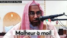 Malheur à mo! Si seulement je n’avait pas pris untel comme ami ! Cheikh Abdullah An-Najmi